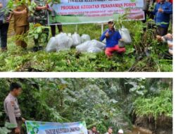 Lestarikan Keanekaragaman Hayati PT CAS Giat Penanaman Pohon dan Tabur Ribuan Benih Ikan